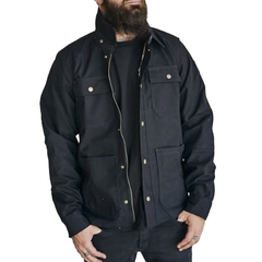 Campera Moto Amboy Negra