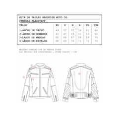 Campera Moto Brooklyn Flagstaff Cuero en internet
