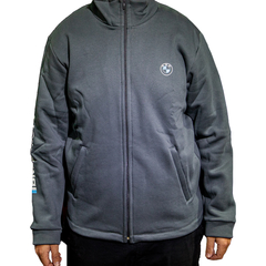 Campera Bmw Algodon Gris Cemento