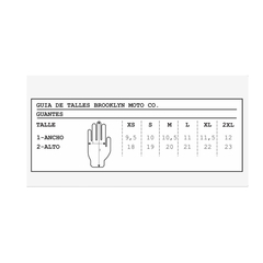 Guantes Moto Brooklyn Two Guns - Roshaus