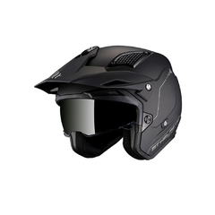Casco Moto Mt District Sv Negro