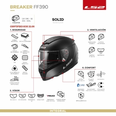 Casco Ls2 Braker Solid