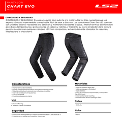 Imagen de Pantalon Ls2 Chart Evo