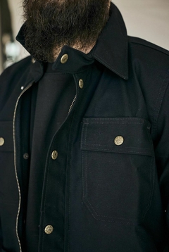 Campera Moto Amboy Negra - Roshaus