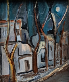Noche en Colonia / Óleo / 20 x 30 cms.