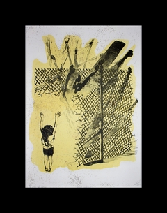 Serie "Muros Internos" / 2014 / Técnica mixta / 44 x 53 cm.