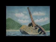 Pecio Oquendo / 2021 / Acuarela / 32,5 x 22,5 cm.