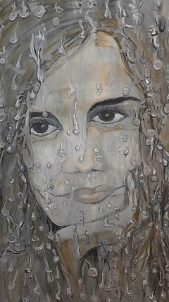 Desde adentro / 2024 / Acrílico sobre lienzo / 70 x 90 cm.
