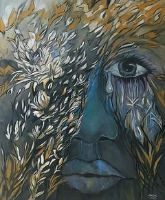 Dualidad del ser / 2024 / Acrílico sobre lienzo / 100 x 120 cm.