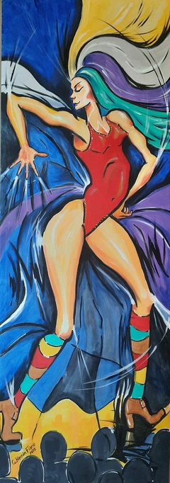 2-BAILE EXOTICO / 180x60 cm