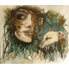 Rescatados / 2024 / Técnica mixta sobre lienzo / 140 × 120 cm