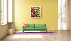 Sin título I / acrílico sobre tela / 90 x 100 cm - comprar online