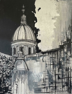 Cúpula Notte / Acrílico sobre lienzo / 70 x 90 cm.