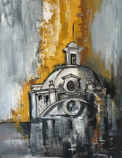 Cúpula Tracce di Storia / Acrílico sobre lienzo / 70 x 90 cm.