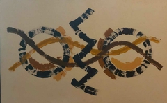 DESCONEXION / Técnica mixta / 50 x 80 cm.