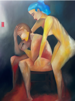 Recuerdo / óleo sobre lienzo / 1,70 x 1,25 cm