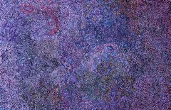 Ensimismados / Acrílico, esmalte y pastel al oleo sobre lienzo / 150 x 100 cm