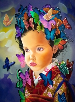 Retrato de Martina / óleo sobre bastidor entelado /120 x 100 cm /