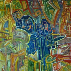 Incubo / 2017 / Óleo sobre lienzo / 100 x 100 cm. / $1500
