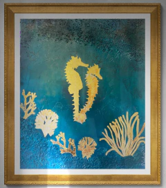 LA DANZA DE BIENVENIDA 120 X 100 cm. Acrílico s/tela /