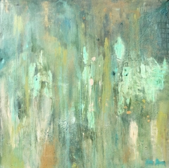 Lluvia / Dimensiones: 95 x 95 x 3.5 cm / Acrílico sobre lienzo / USD 825