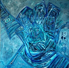 Manifiesto de la dualidad / 2024 / Óleo sobre lienzo / 100 x 100 cm. / $1500