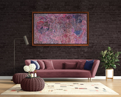 Imagen de Pintura para caverna del futuro / Acrílico sobre lienzo / 160 x 190 cm