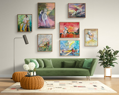 LIKE THE WIND / OLEO SOBRE TELA / 50x60 cm - comprar online