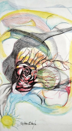 Obsequios del silencio / Lápiz / 25 x 30 cm.