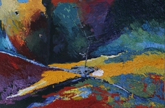 Urdimbre del Color / Lápiz sobre papel / 2023 / 78 X 119 cm. / US 2000