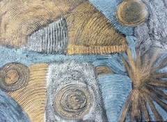 Espacios vacíos / Técnica mixta sobre lienzo / 50 x 50 cm / 2019