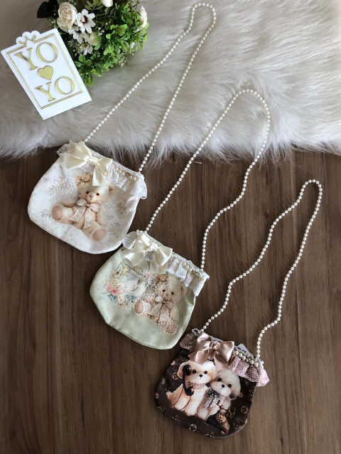 Bolsa Infantil Babado e Laço Yoyo 25286 - comprar online
