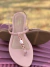 Rasteira Izabella Fashion Enfeite Abs Rosê Gold - Asapoks