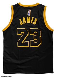 Regata NBA Lakers Preta - comprar online
