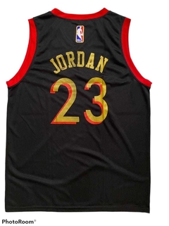 Regata NBA Chicago Bulls Preta e vermelha