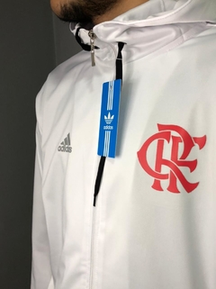 Jaqueta Corta Vento Flamengo Branco