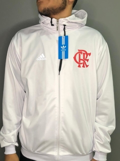 Jaqueta Corta Vento Flamengo Branco - comprar online