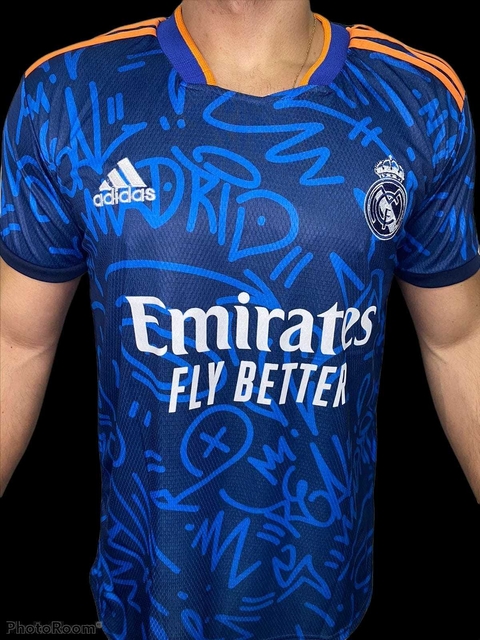 Camisa Real Madrid Azul 21/22