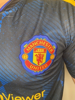 Camisa Manchester United Cr7 Azul na internet