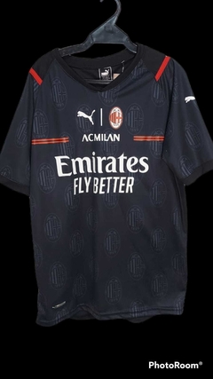 Camisa Milan Preta 2021/22