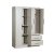 Ropero Placard Máximo 4 Puertas Fortaleza Marfil - comprar online