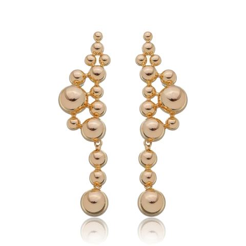 Brincos longo Bubble.