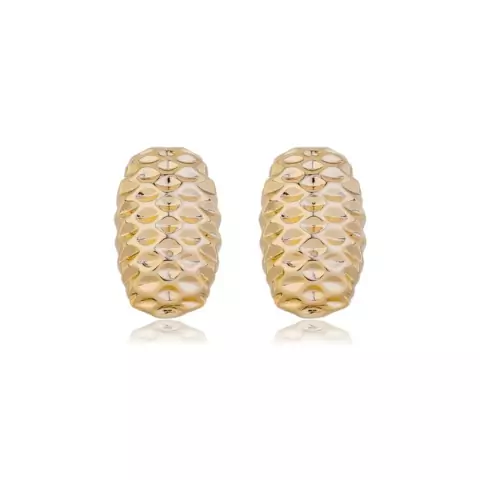 Brincos texturizado.