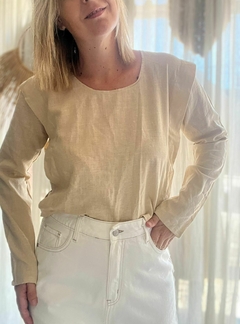 blusa de lino