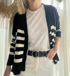 cardigan rayada