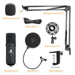MAONO AU PM401 Microfono Condenser USB Kit Completo
