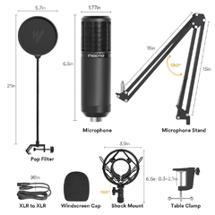 MAONO AU PM320S Microfono XLR Studio Kit Completo - comprar online