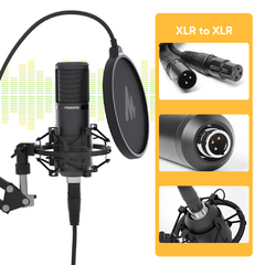 MAONO AU PM320S Microfono XLR Studio Kit Completo - EL BUNKER DEL BATERO