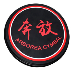 PAD PRACTICA 8" ARBOREA REDONDO NEGRO LOGO ROJO