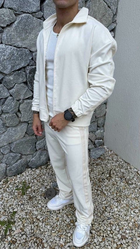 conjunto street wear white